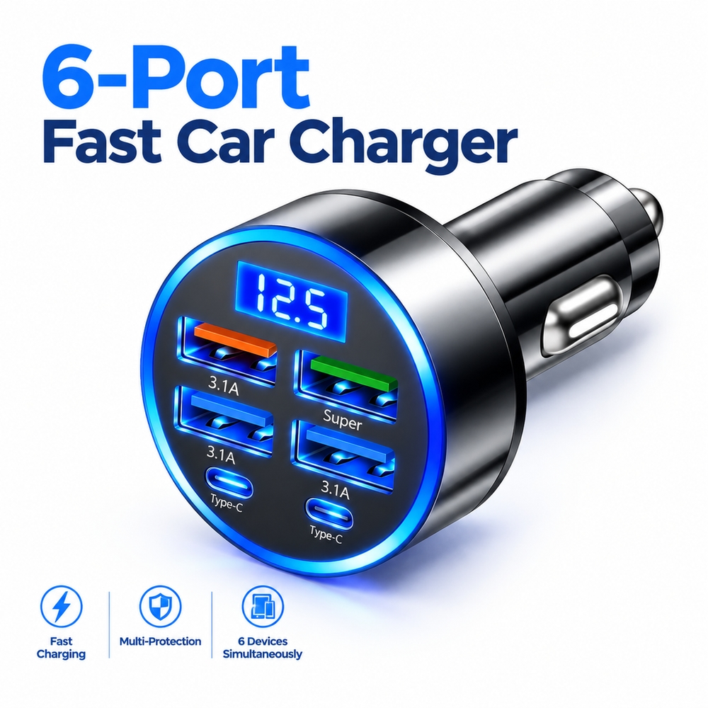 Fast Ev Charger - USB Car Charger Adapter Convert Vehicle