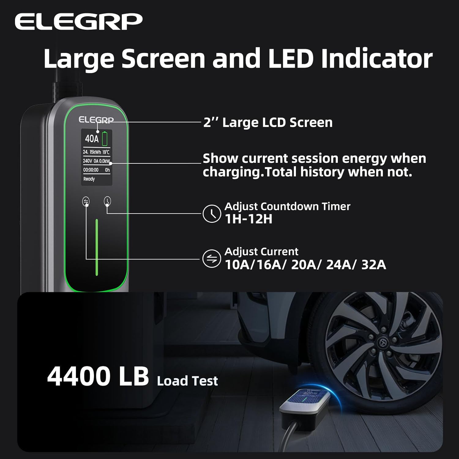 ELEGRP 32 Amp Portable Electri - đánh giá và giá Portable Ev Charger