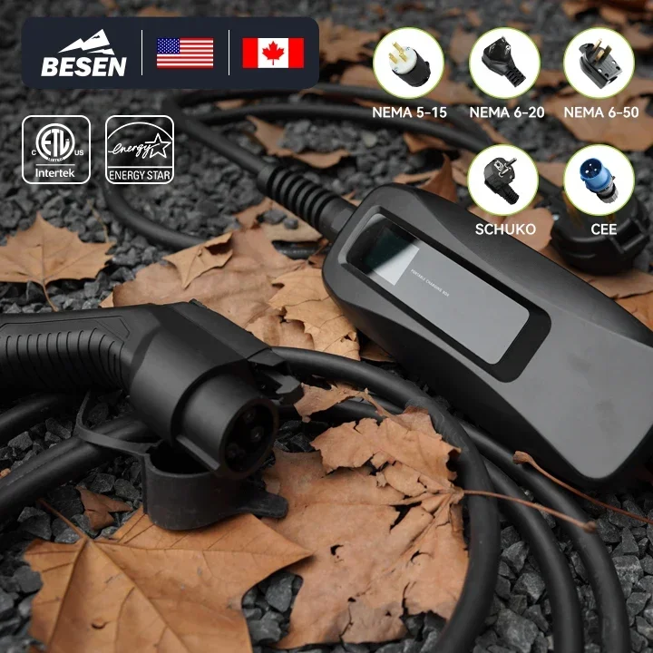 BESEN 8.8kW Portable Type 1 EV - đánh giá và giá Portable Ev Charger