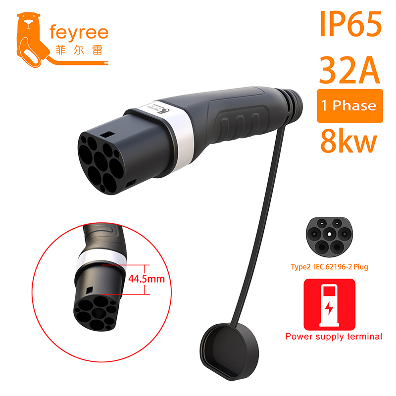 feyree Type2 Male Plug EV Char - đánh giá và giá Ev Charger Adapter