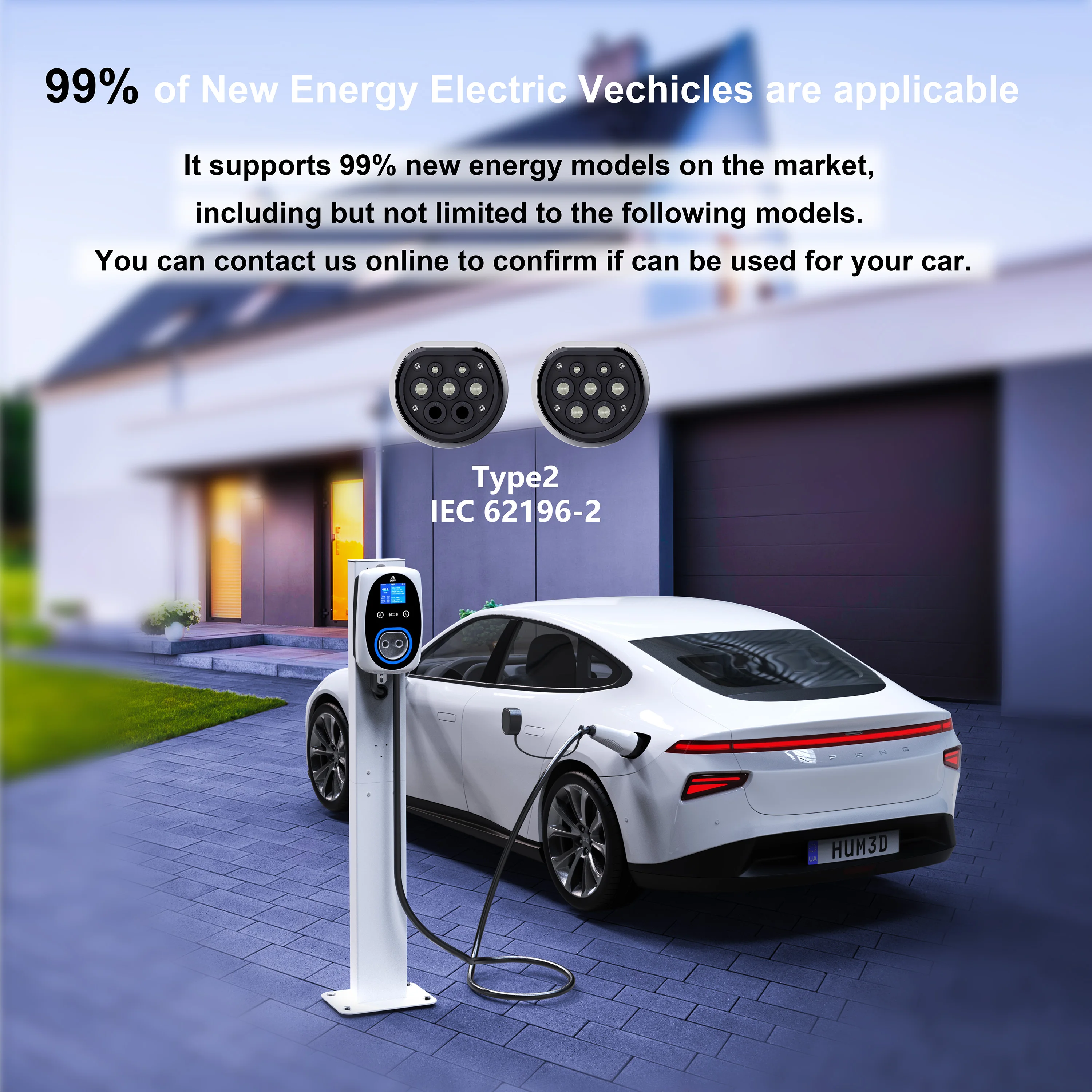 GWUYU EV Charger 32A 7.6KW EVS - đánh giá và giá Wallbox Ev