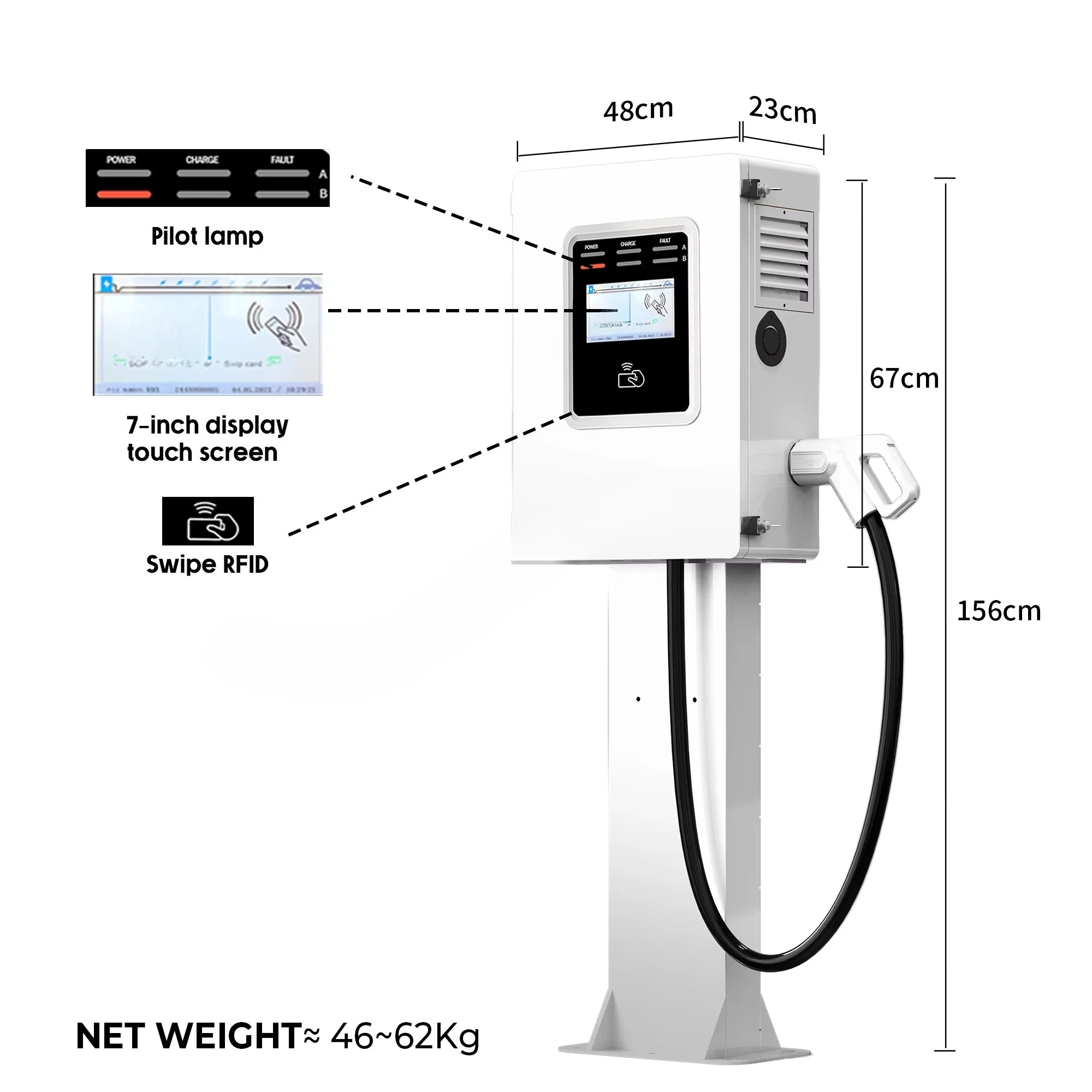 2026 Wallbox Ccs2 30kw Commerc - đánh giá và giá Ev Charging Pile