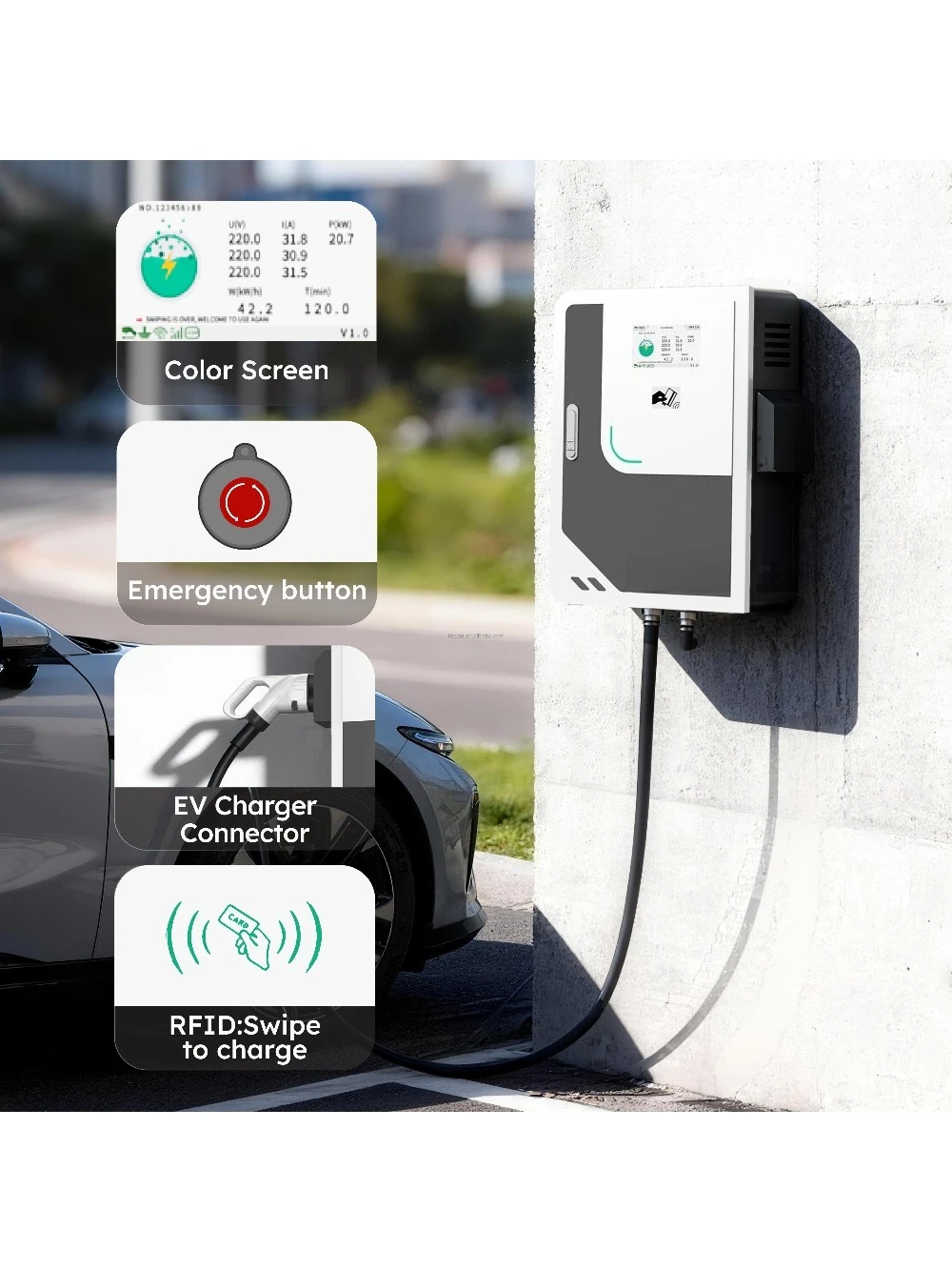 High Performance Evse 30kw 40k - đánh giá và giá Ev Charging Pile