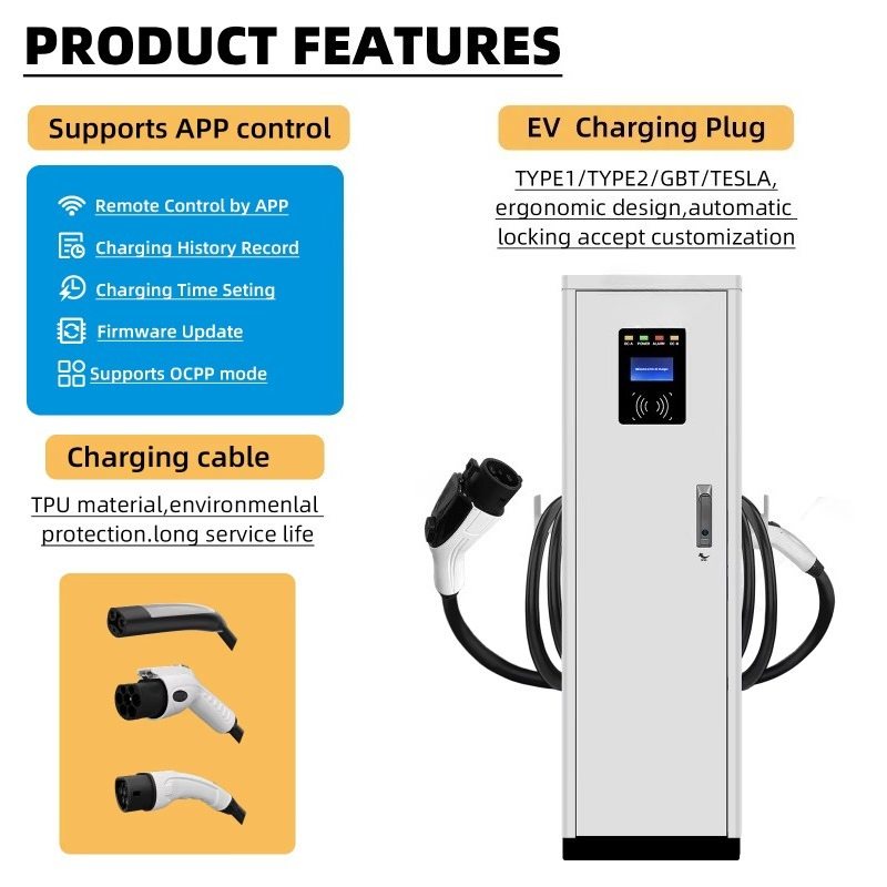 22kW*2 GB/T Type1/Type2 Dual A - đánh giá và giá Type 2 Charger